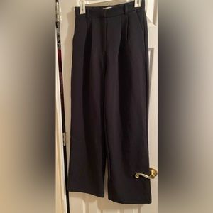 NWT Black Wide Leg Abercrombie Pants 2L